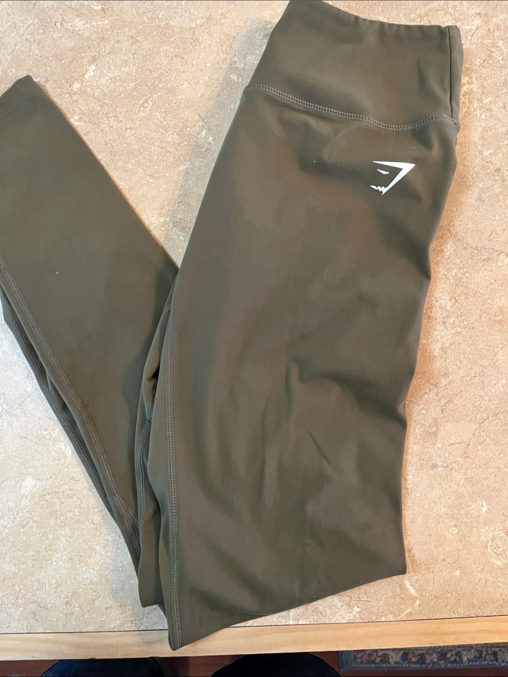 Gymshark Dark Olive High-Rise Active Leggings